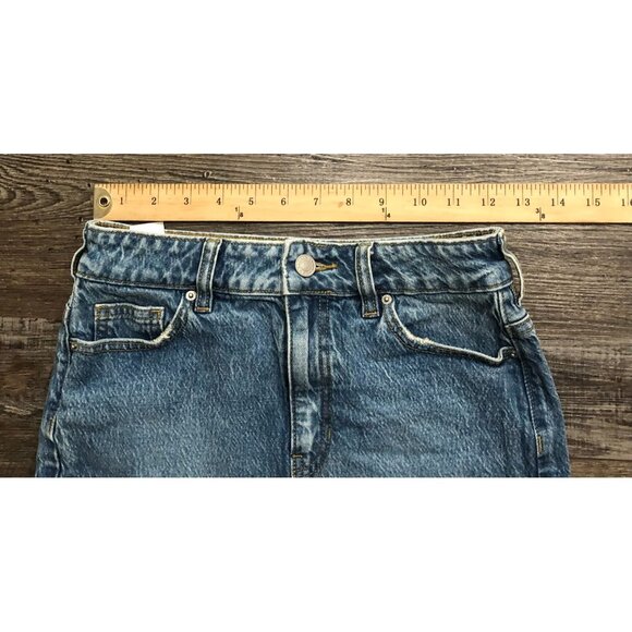 Pacsun Size 24 Denim Blue Jean Mini Skirt - Picture 4 of 4